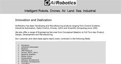 Desktop Screenshot of airobotics.com