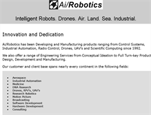 Tablet Screenshot of airobotics.com